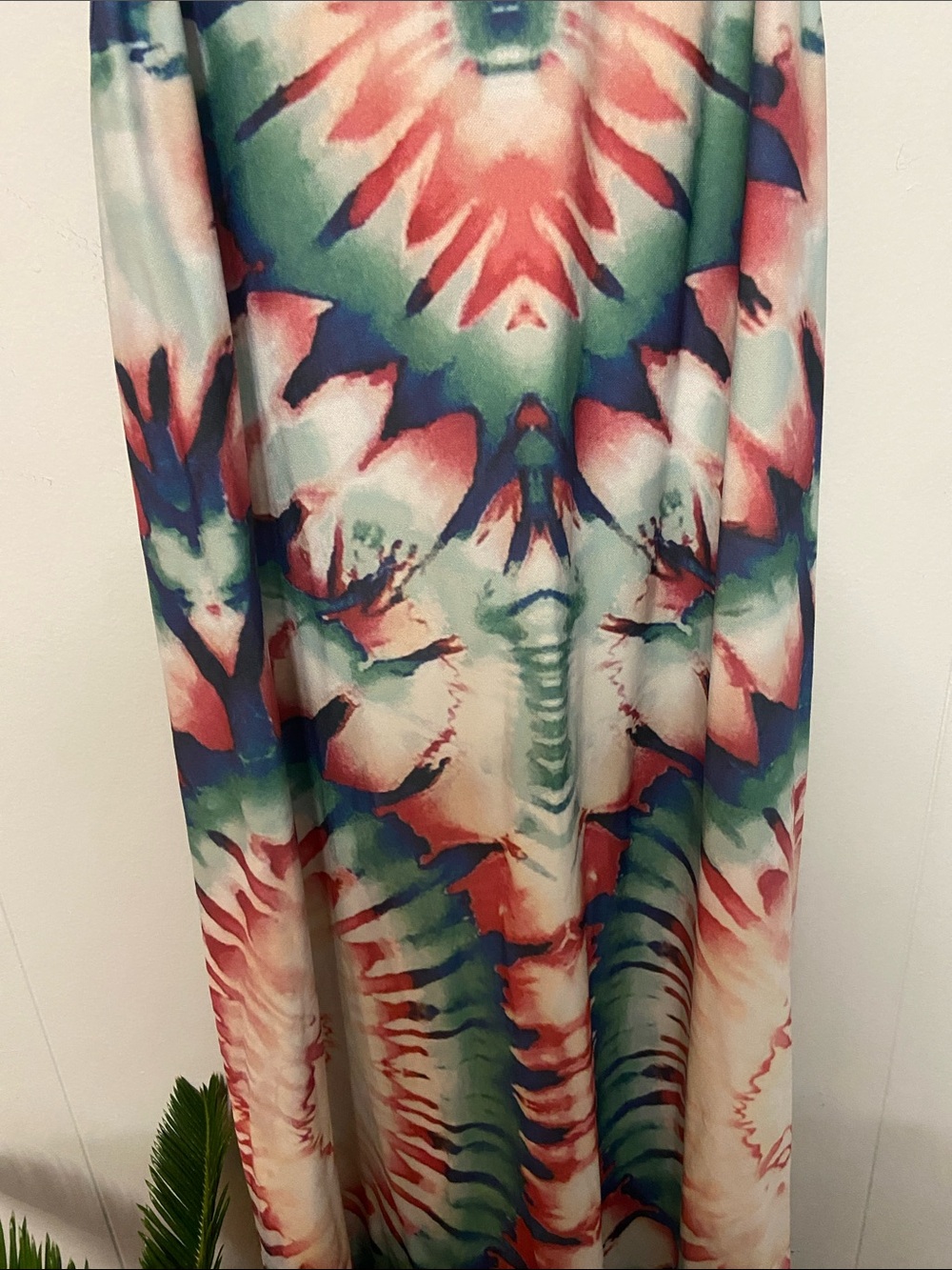 Ashley Stewart Tie dyed dress with one side slit. Size 22/24. Pretty and comfy! - Picture 2 of 6